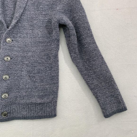 Barefoot Dreams Sweater Mens Medium CozyChic Shawl Cardigan Soft Knit Button - Picture 3 of 16